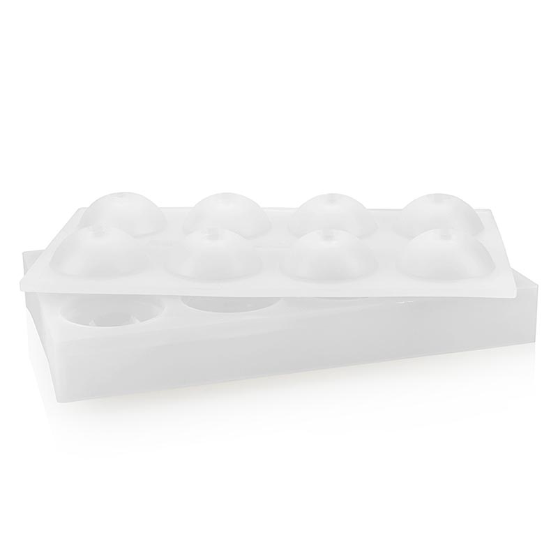 Silikon Matte 17,5x30 cm, 8 Spheren/Kugeln, 55mmx87 ml, Pavoni (AF001), 1 St