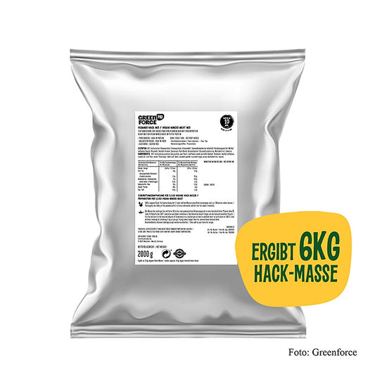 Greenforce Fertigmix für veganes Hack, aus Erbsenprotein, 2 kg