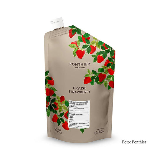 Ponthier Erdbeerpüree, mit Zucker, 2,5 kg