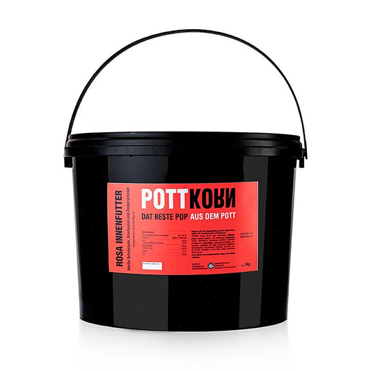 Pottkorn - Rosa Innenfutter, Popcorn mit weißer Schokolade und Himbeeren, 1 kg
