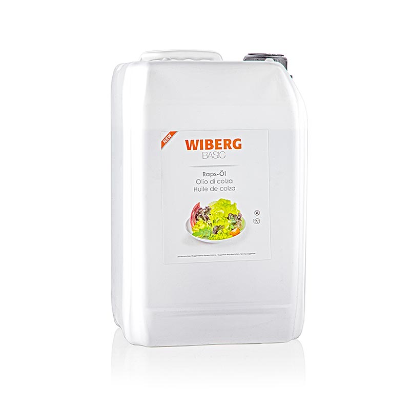 Wiberg BASIC Raps Öl, kaltgepresst, mild gedämpft, 5 L