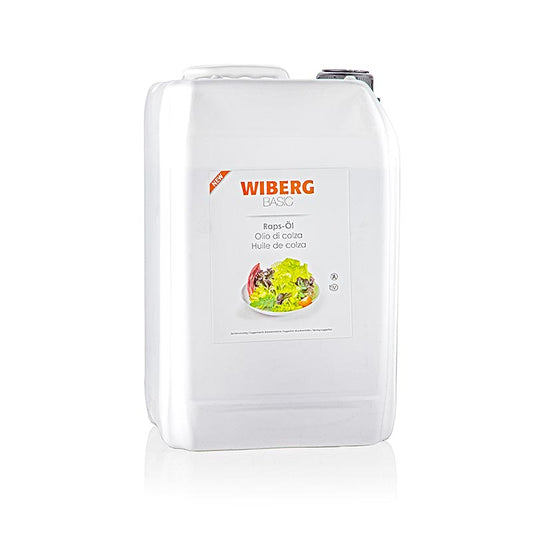 Wiberg BASIC Raps Öl, kaltgepresst, mild gedämpft, 5 L