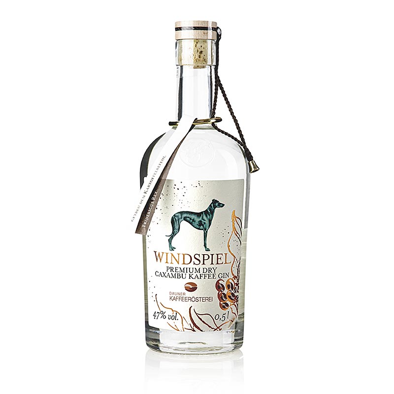 Windspiel - Premium Dry Caxambu, Kaffeegin, 47 % vol., Eifel, 500 ml