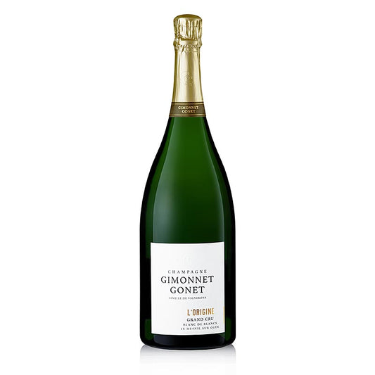 Champagner Gimonnet Gonet l´Origine Blanc de Blanc Grand Cru, brut, 12 % vol., Magnum, 1,5 l