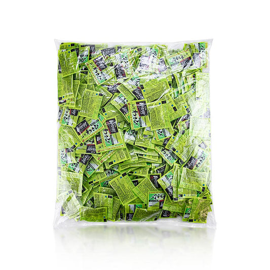 Wasabi - Grüne Meerrettich-Paste, im Portionsbeutel, 1,25 kg, 500 x 2,5 g