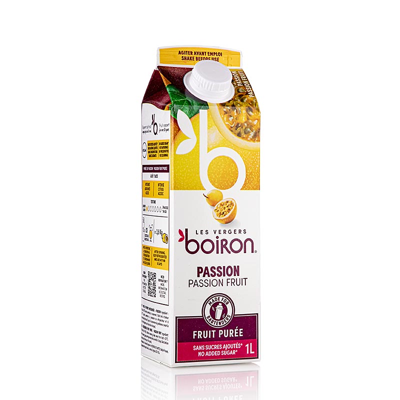 Boiron Passionsfrucht Püree, pasteurisiert, 100% Frucht, 1 L