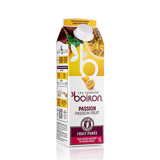 Boiron Passionsfrucht Püree, pasteurisiert, 100% Frucht, 1 L
