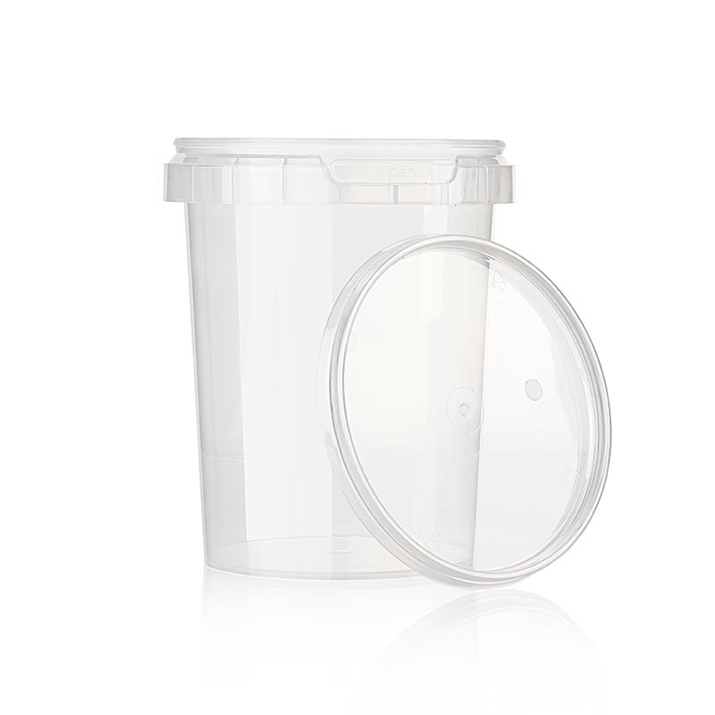 Kunststoffdose "Circlecup", rund, mit Deckel, ø 95x120 mm, 520 ml, 1 St