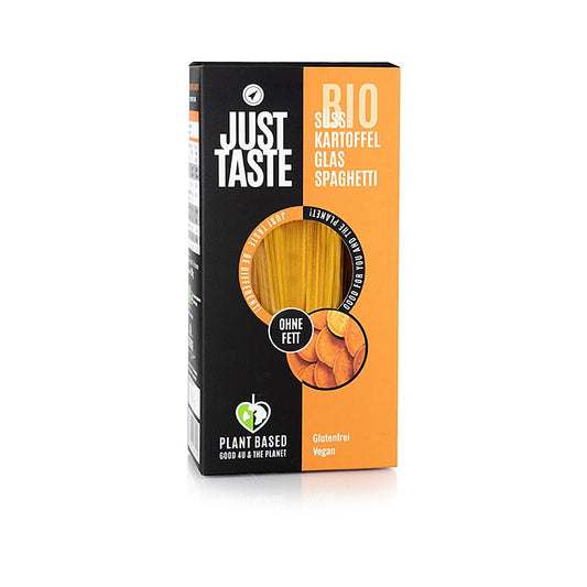 Just Taste Gelbe Süsskartoffel Glasnudel Spaghetti, glutenfrei, BIO, 250 g