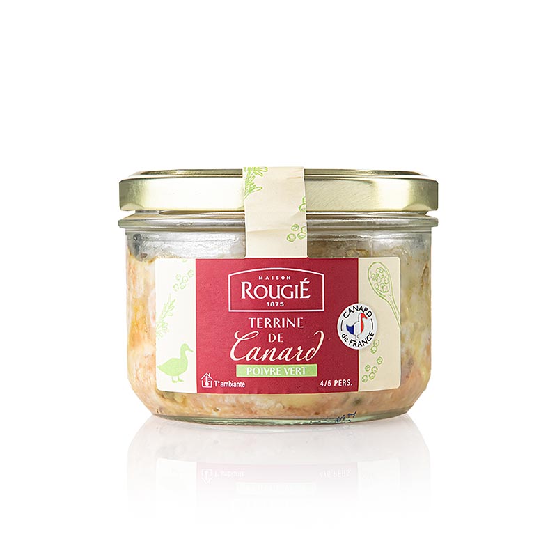 Rougie - Terrine von Entenfleisch, mit grünem Pfeffer, 180 g