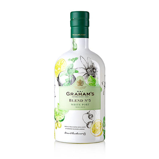 Graham´s - White Port Blend No 5 meio seco, halbtrocken, 19 % vol., 750 ml
