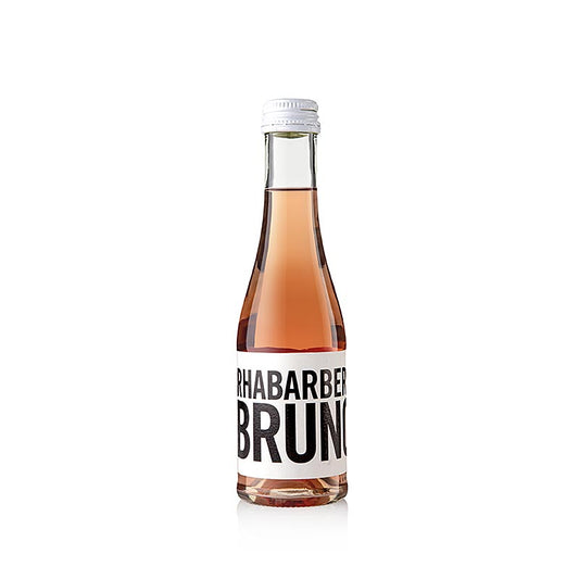 Bruno Rhabarbersecco, halbtrocken (feinherb), 5,5 % vol., Schott, 200 ml