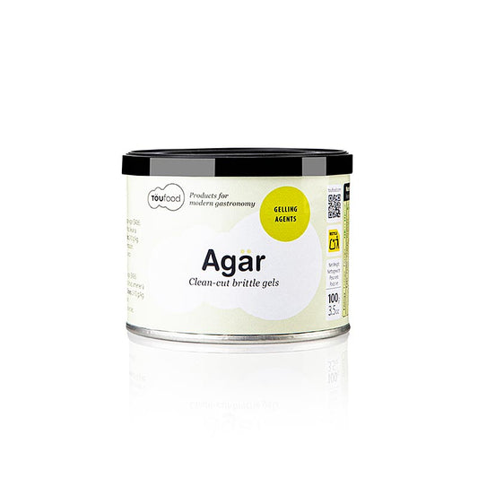 TÖUFOOD AGÄR, Agar Agar Geliermittel, 100 g