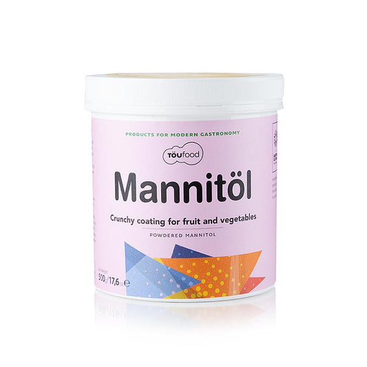 TÖUFOOD MANNITÖL, Mannitol, 500 g - Sonderpreis, gültig bis 30.09.2024