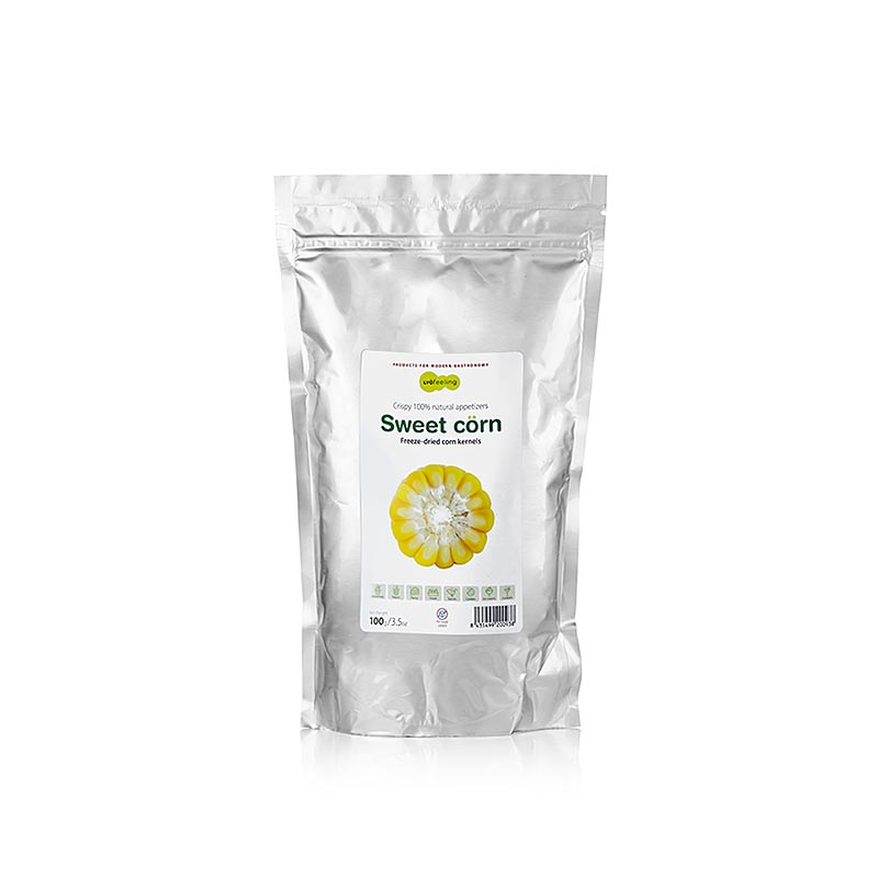 TÖUFOOD LYOFËELING SWEETCÖRN, gefriergetrockneter Mais, ganz, 100 g