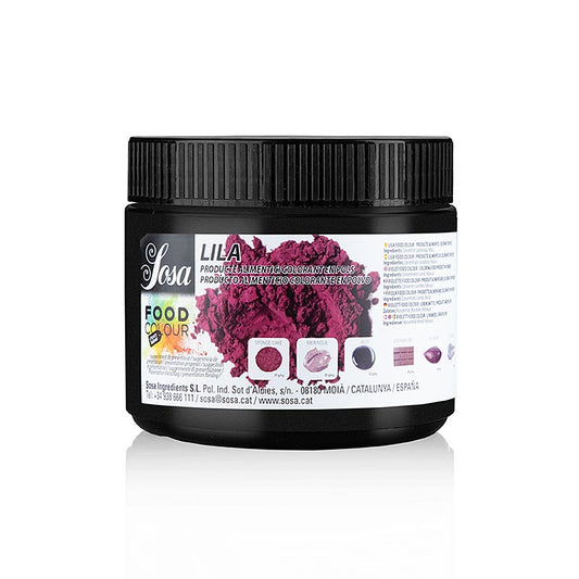 Sosa Lebensmittelfarbe Natürlich, Violett / Lila, Puder, fettlöslich, 200 g