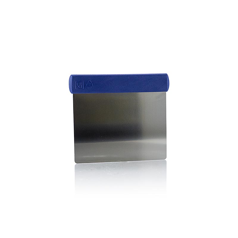 Teigschaber 12x10cm, flexible Edelstahlklinge mit Kunststoffgriff, 1 St