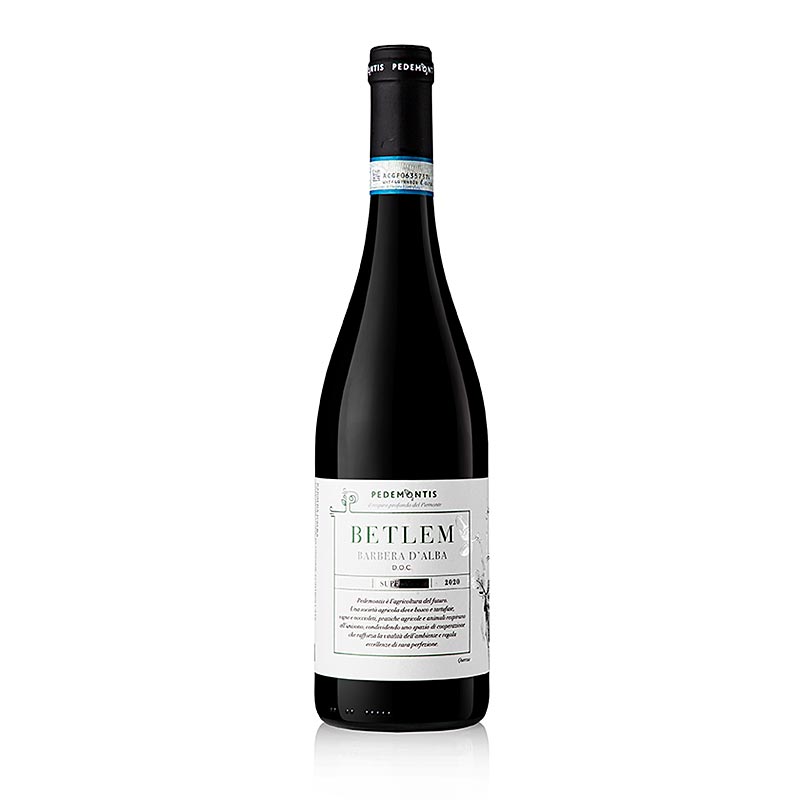 2020er BETLEM Barbera d´Alba Sup. trocken, 15% vol., Pedemontis, 750 ml