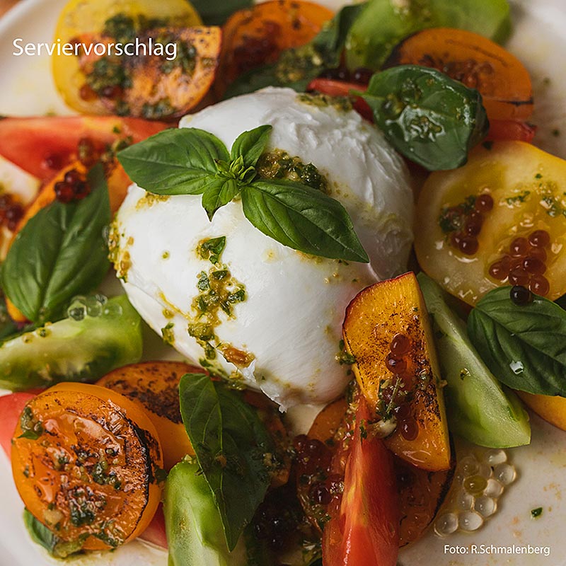 Burrata di Bufala, Büffel Mozzarella mit Sahnekern, 125 g