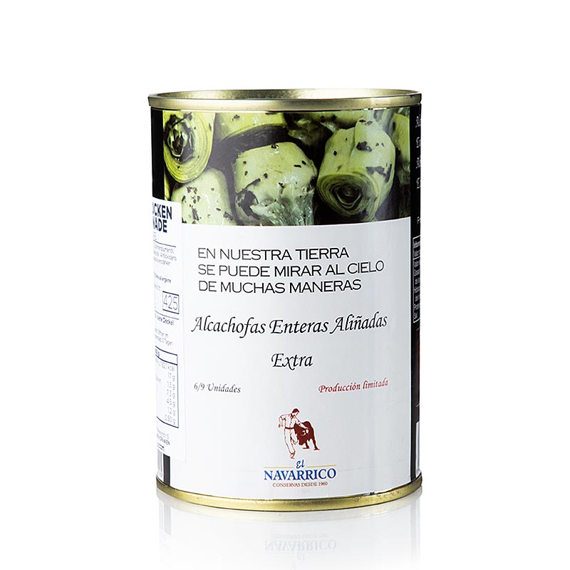 Navarrico - Artischocken mit Stiel, in Marinade, 6-9 Stück, 390 g