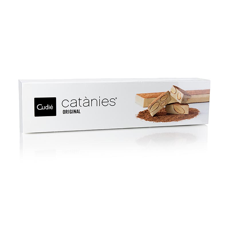 Catanies Turrón, span. Mandeln im Nougatmantel als Block, Cudie, 200 g