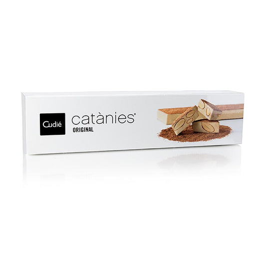 Catanies Turrón, span. Mandeln im Nougatmantel als Block, Cudie, 200 g