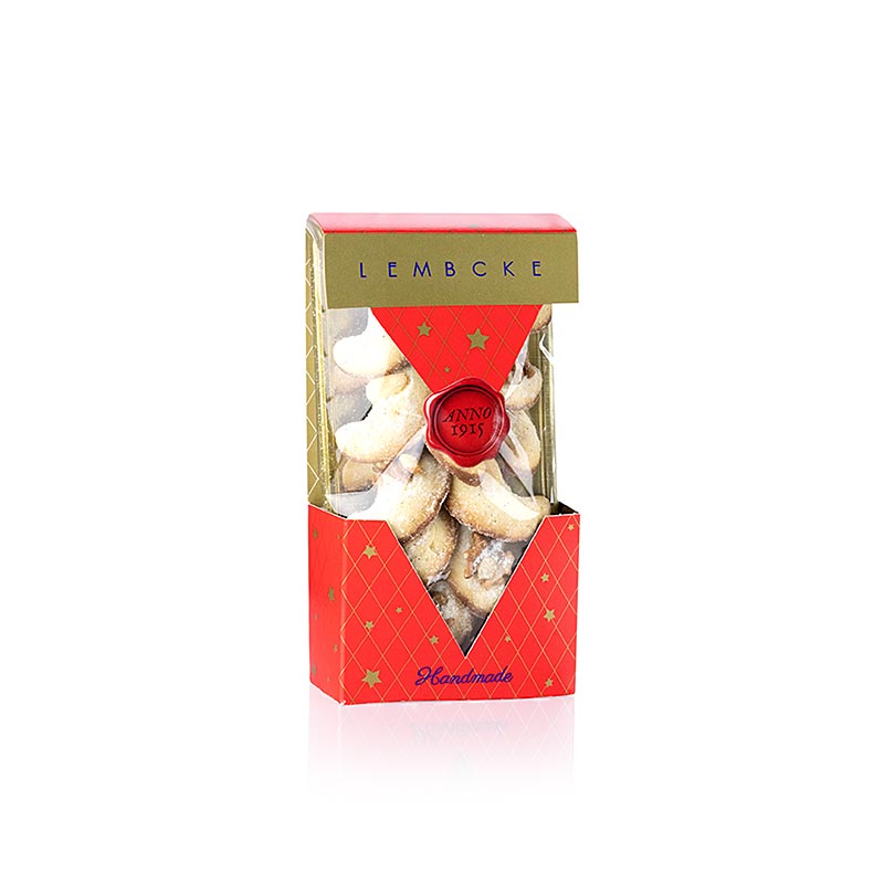 Teegebäck Sweet Kipferl, Nusskipferl mit Schokoboden, Lembcke, 100 g