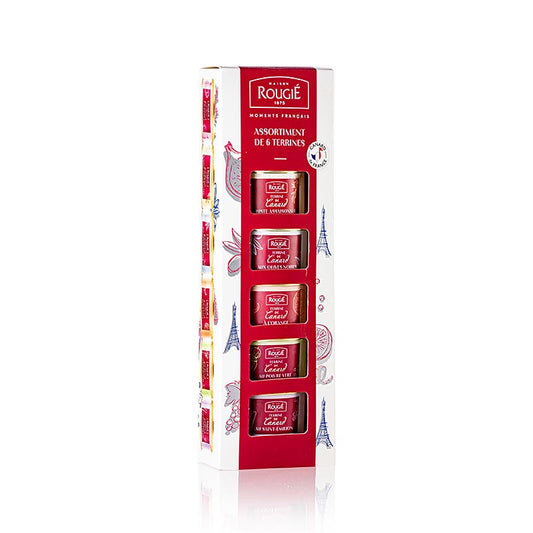 Geschenkset Ententerrinen, 6 Sorten, Rougie, 390 g, 6 x 65g