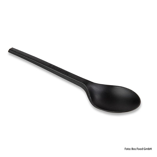 Naturesse Suppen Löffel, schwarz, 168 mm, REUSABLE CPLA, 1.000 St