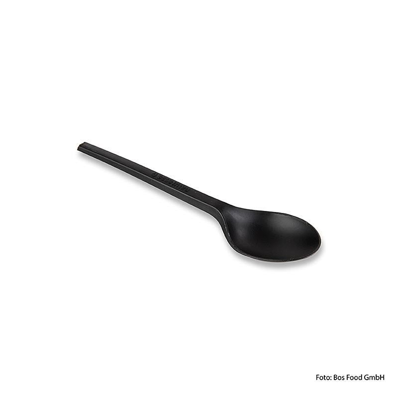 Naturesse Kaffee Löffel, schwarz, 128 mm, REUSABLE CPLA, 1.000 St