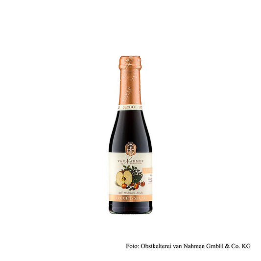 Van Nahmen Apfel-Heidelbeere-Kirsche Fruchtsecco, alkoholfrei, 200 ml