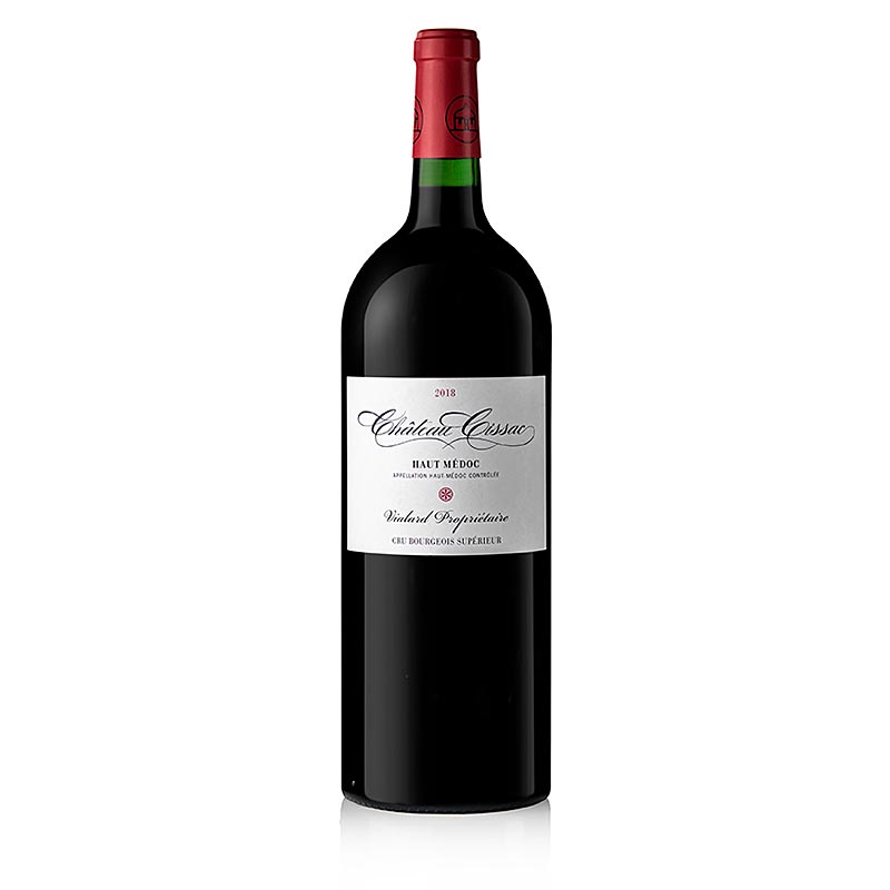 2018er Château Cissac Cru Bourgeois, trocken, 14% vol., Magnum, 1,5 l