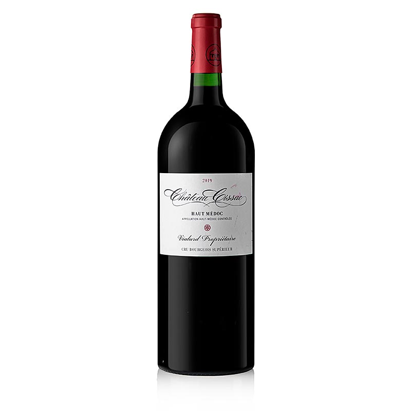 Bordeaux - 2019er Château Cissac Cru Bourgeois, trocken, 13,5% vol., Magnum, 1
