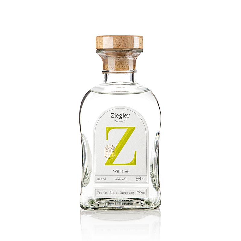 Williamsbirnenbrand - Edelbrand, 43% vol., Ziegler, 500 ml