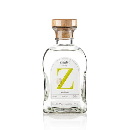Williamsbirnenbrand - Edelbrand, 43% vol., Ziegler, 500 ml