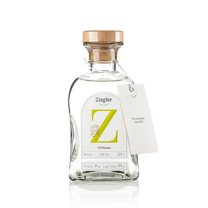 Williamsbirnenbrand - Edelbrand, 43% vol., Ziegler, 500 ml