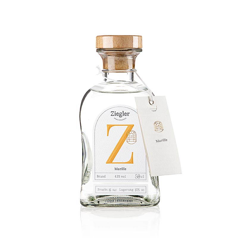 Marillenbrand (Aprikose) - Edelbrand, 43% vol., Ziegler, 500 ml