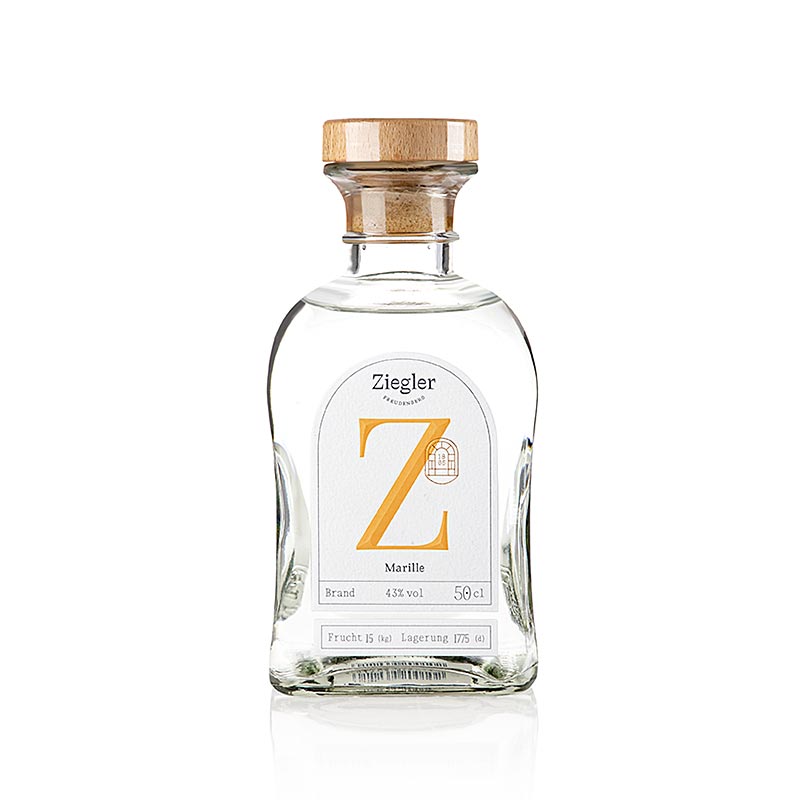 Marillenbrand (Aprikose) - Edelbrand, 43% vol., Ziegler, 500 ml
