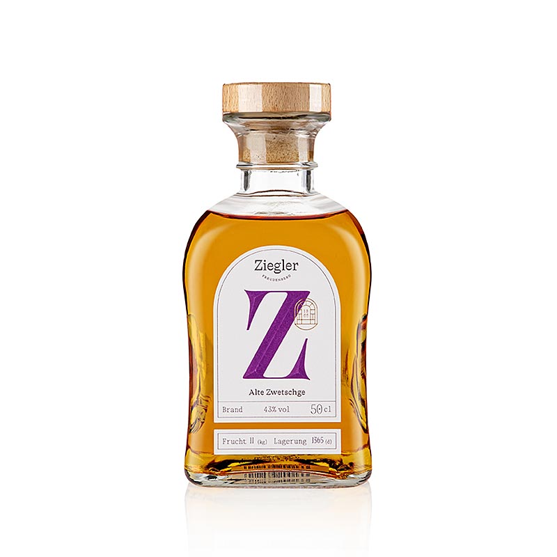 Alte Zwetschge (Pflaume) - Edelbrand, 43% vol., Ziegler, 500 ml