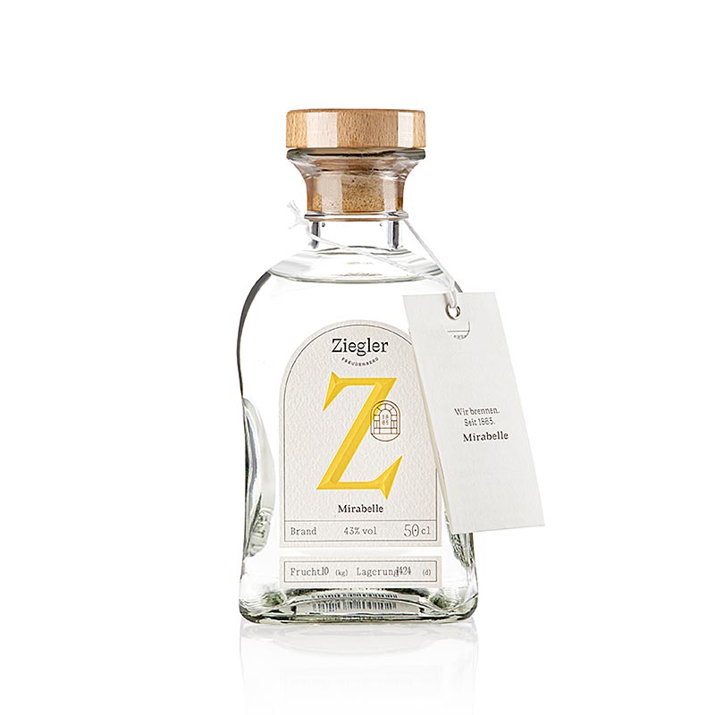 Mirabellenbrand - Edelbrand, 43% vol., Ziegler, 500 ml