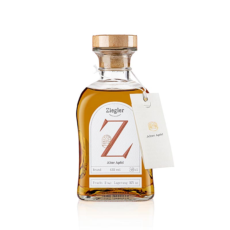 Alter Apfel - Edelbrand, 43% vol., Ziegler, 500 ml