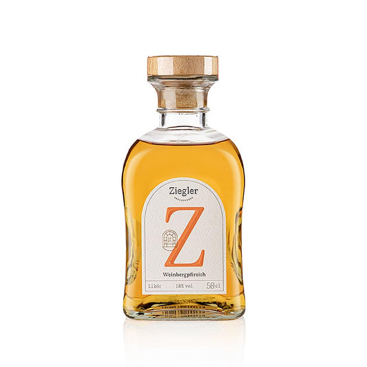 Weinbergpfirsich Likör, 18% vol., Ziegler, 500 ml