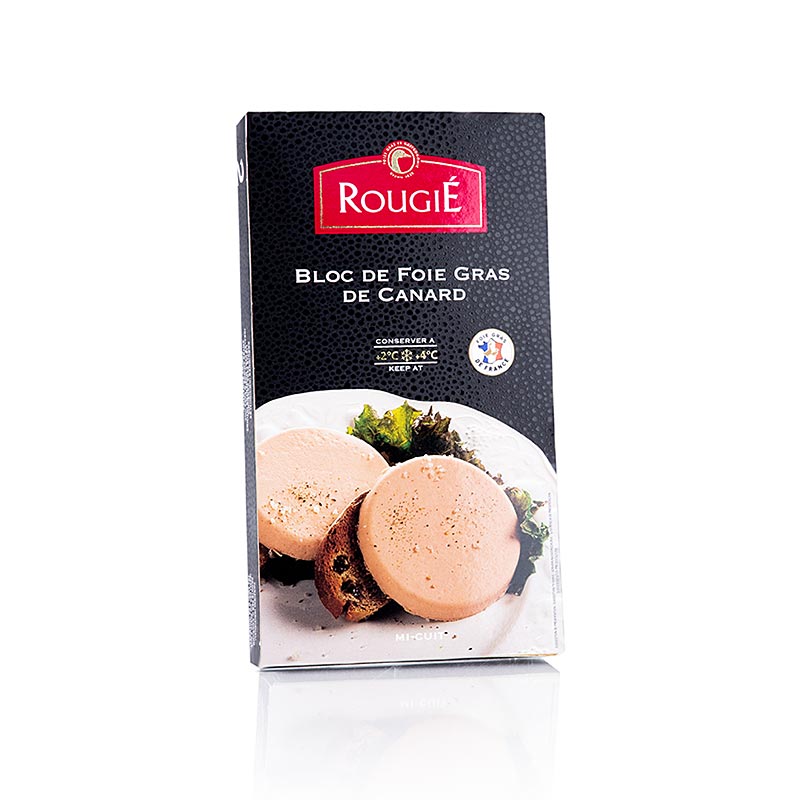 Entenstopfleberblock, 2 x 40 g Scheiben, Rougié, 80 g