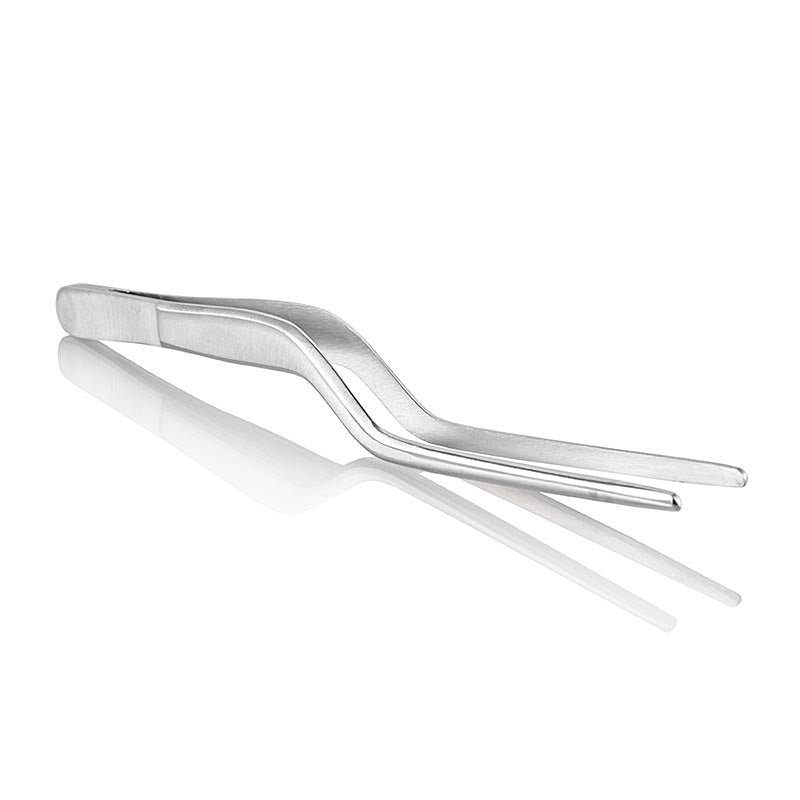 Pinzette für Deko, Sushi & Sashimi "Pinza", gebogen, 14 cm, 100% Chef (P/34007), 1 St