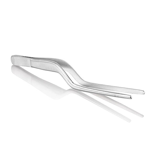 Pinzette für Deko, Sushi & Sashimi "Pinza", gebogen, 14 cm, 100% Chef (P/34007), 1 St