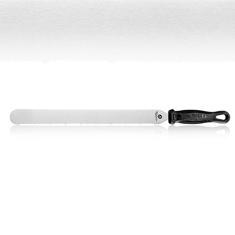 FK OFFICIUM Biskuitsäge (Palette), 35 cm, gezahnt, de Buyer (4234.35), 1 St