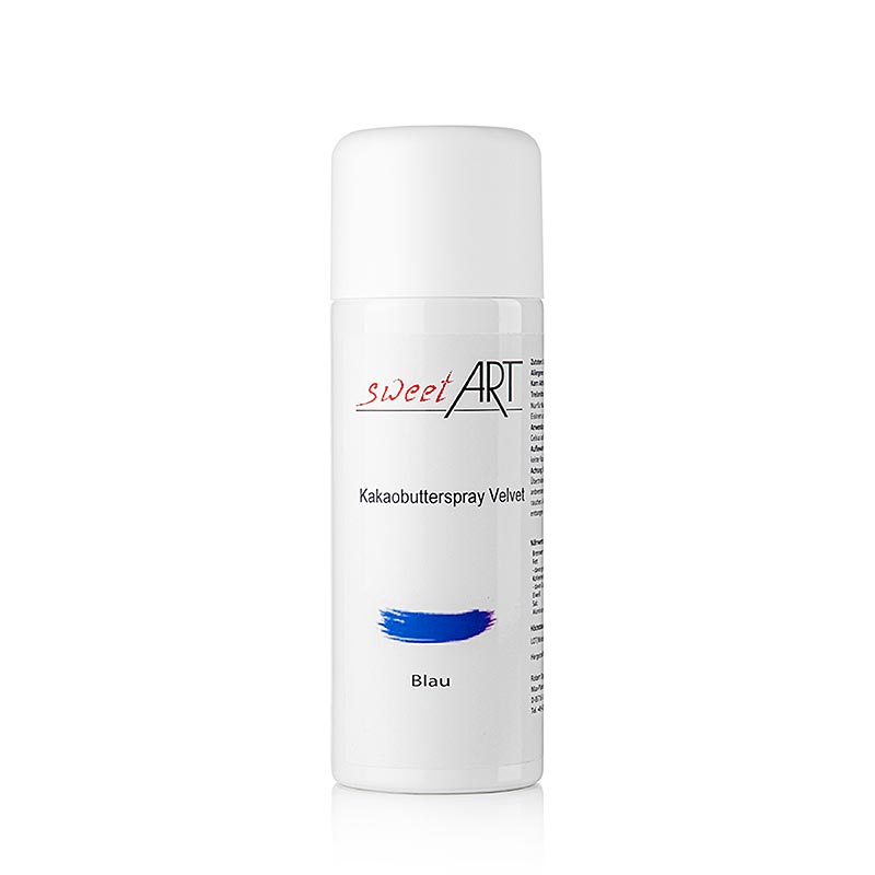 Kakaobutter Spray, Velvet/Samt Effekt, dunkelblau, Sweet Art, 400 ml