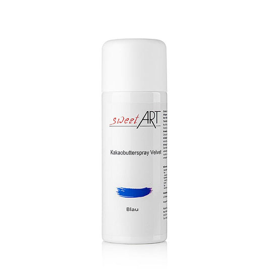 Kakaobutter Spray, Velvet/Samt Effekt, dunkelblau, Sweet Art, 400 ml