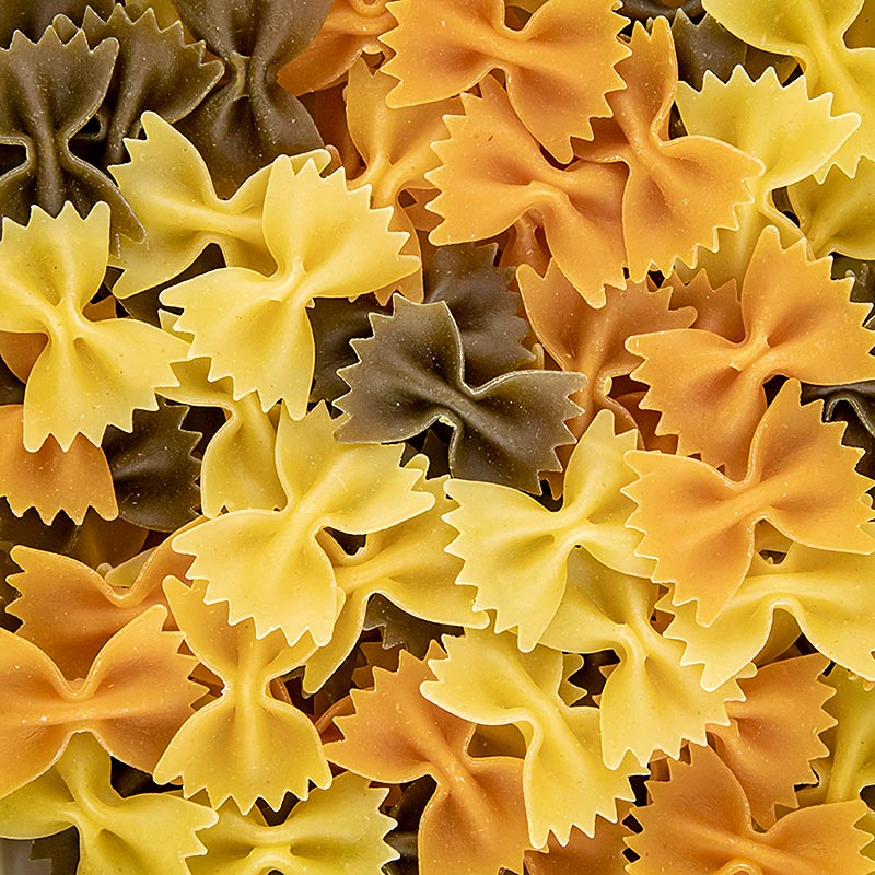 Acolore Fantasia Nudeln Farfalle Tricolore, Casa Rinaldi, 500 g