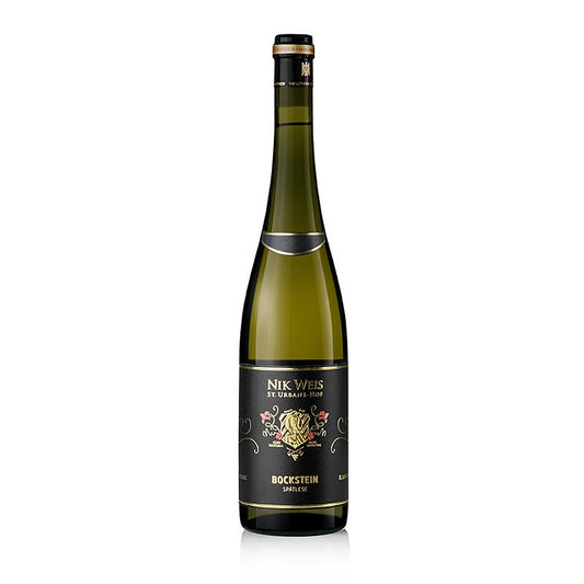 2020er "Ockfener Bockstein" Riesling Spätlese, süß, 7 % vol., Nik Weis, 750 ml